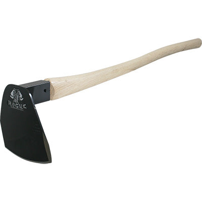 Wildland Fire ergonomic handle rogue hoe for scraping use on the fire line