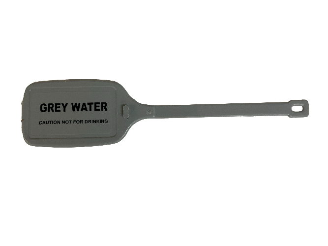 Water Container Tag Grey Water
