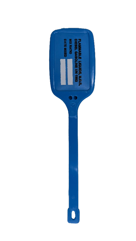 Fuel Container Tag Blue Drip Torch Fuel