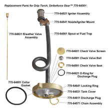 Drip Torch (Replacement) Spout w/ Fuel Trap