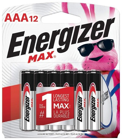 AAA Energizer Max Batteries