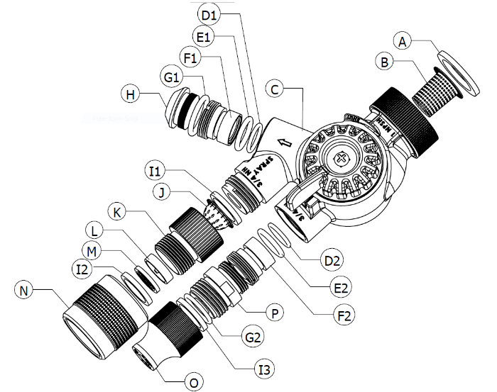 Repair Kit-Twin Tip Nozzle, S & H Products