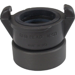 Adapter Quarter Turn 1.5 IN Female(Aluminum), Red Head Brass