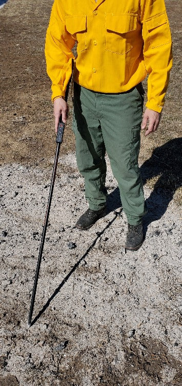 Cold Trailing tool for wildland fire action image
