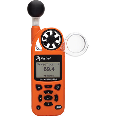 Kestrel 5400FW Heat Stress Tracker Pro LiNK + Vane Mount, Nielsen Kellerman