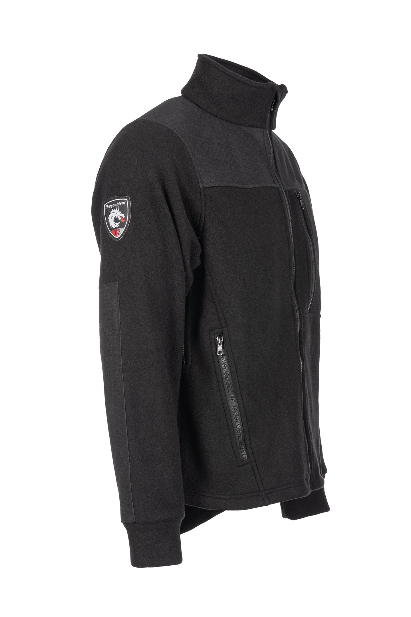 Exxtreme Jacket-SuperFleece (Black), DragonWear