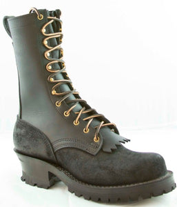 Type 1 Commander Boots - Black Rough Out (10" Upper), Frank's