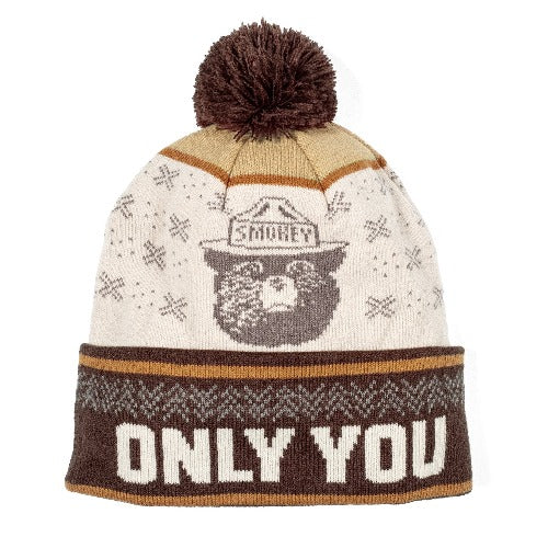 Smokey Bear POM Beanie Hat