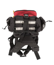 The back view of the True North Fireball Wildland Pack Gen2 Molle belt NFPA 1977