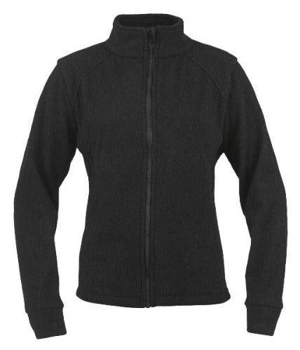 Women's Dragonwear Alpha Jacket FR Super Fleece Black